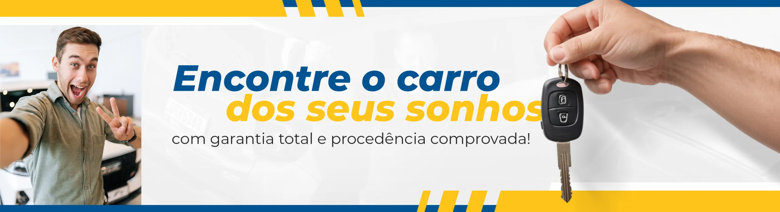 Encontre o carro dos seus sonhos com garantia total e procedência comprovada